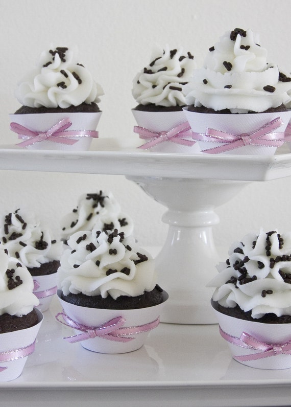 Mini Cupcake Wrappers by sugarcatstudio on Etsy