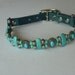 Handmade Beaded Dog Collar 14" - 17"