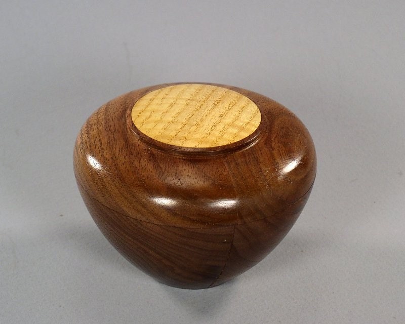 Wood Turned Lidded Box free doemstic by BradSearsWoodturner