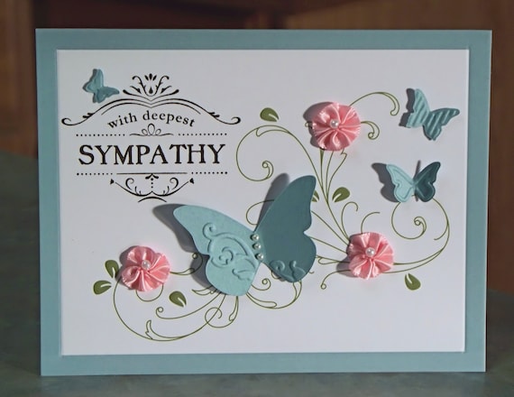 Handmade Sympathy Card Stampin' Up Thanks for Caring