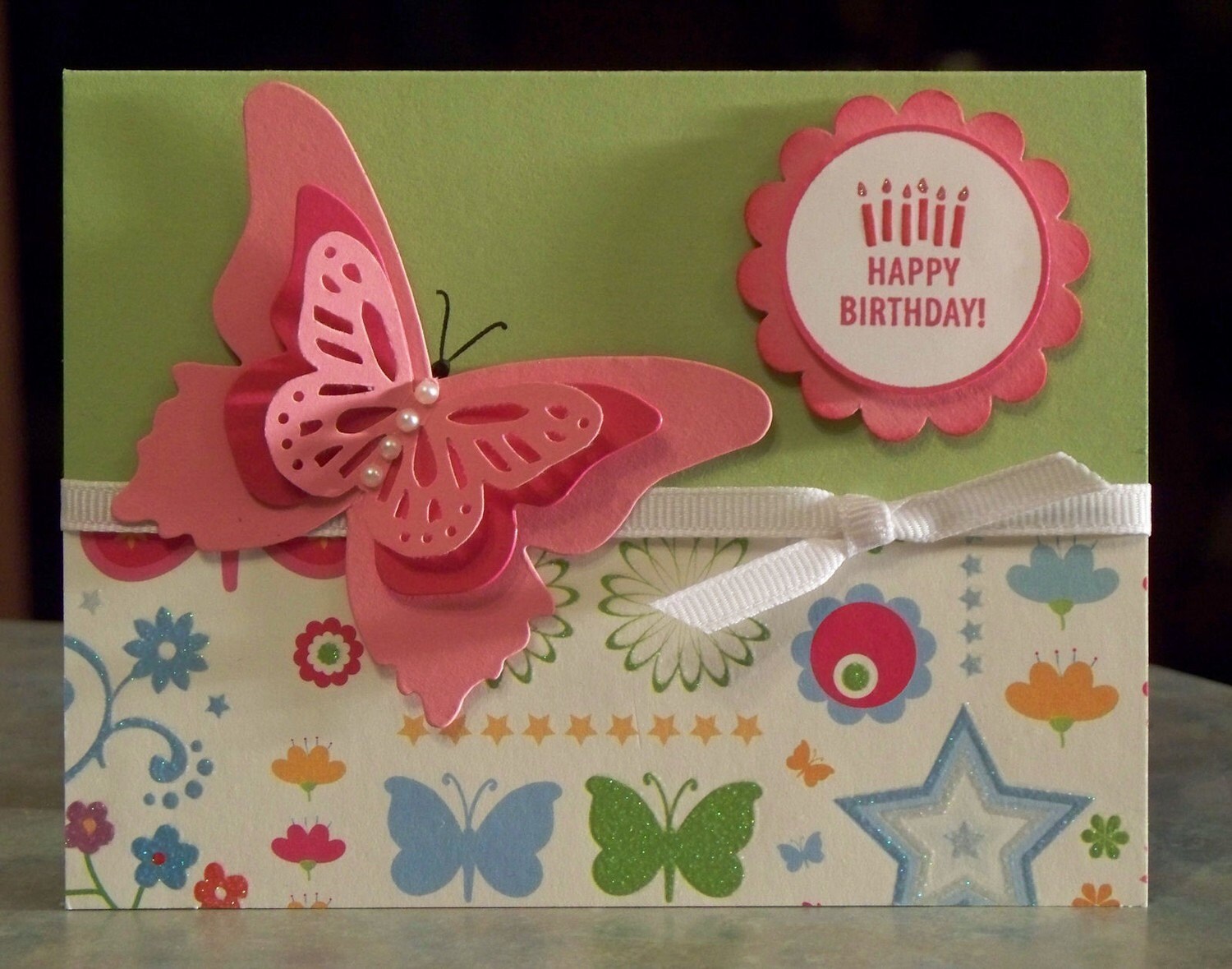 Handmade Birthday Card using Stampin Up So Many by WhimsyArtCards