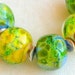 Citrus Lampwork Beads Fall Colors Autumn Fashion