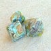 Lampwork Beads Trio Winter Beach February Trends for Handmade Valenties Jewelry