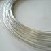 SALE - 28 gauge Sterling Silver Wire - Round, Half-Hard - 5 Feet