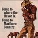 vintage cowboy western 1961 advertisement marlboro