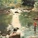 vintage river fly fishing 1947 advertisement coffee