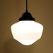 Machias. Set of FOUR Replica Schoolhouse FLUSH Mount LIGHTS & Single Mushroom Pendant Reserved for Andrienne