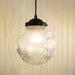 Cary's Mill . LARGE Clear Holophane PENDANT