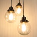 Biddeford III Clear CHANDELIER Trio Light