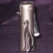 Vintage 1960's Ronson Varaflame Ladylite Butane Lighter with an Etched Black Cat