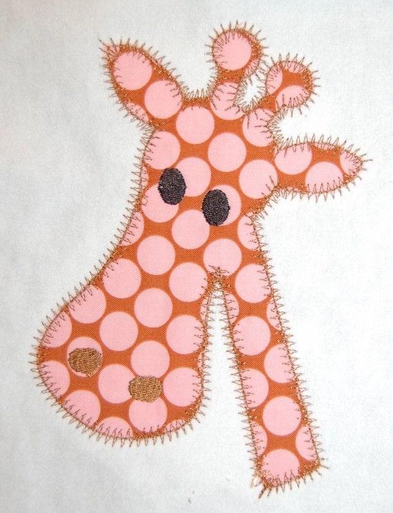 Giraffe Applique (Zigzag Stitch)