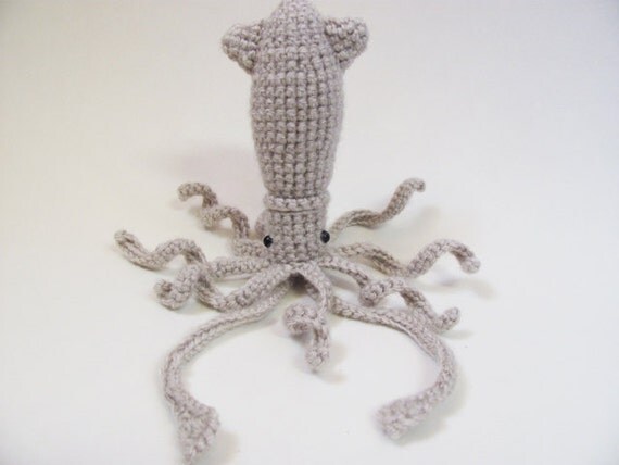 Crochet PATTERN - Amigurumi Giant Squid
