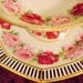 Schumann Roses Reticulated Porcelain Tazza and Underplate
