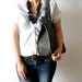 Leather tote, for every day use- dark grey