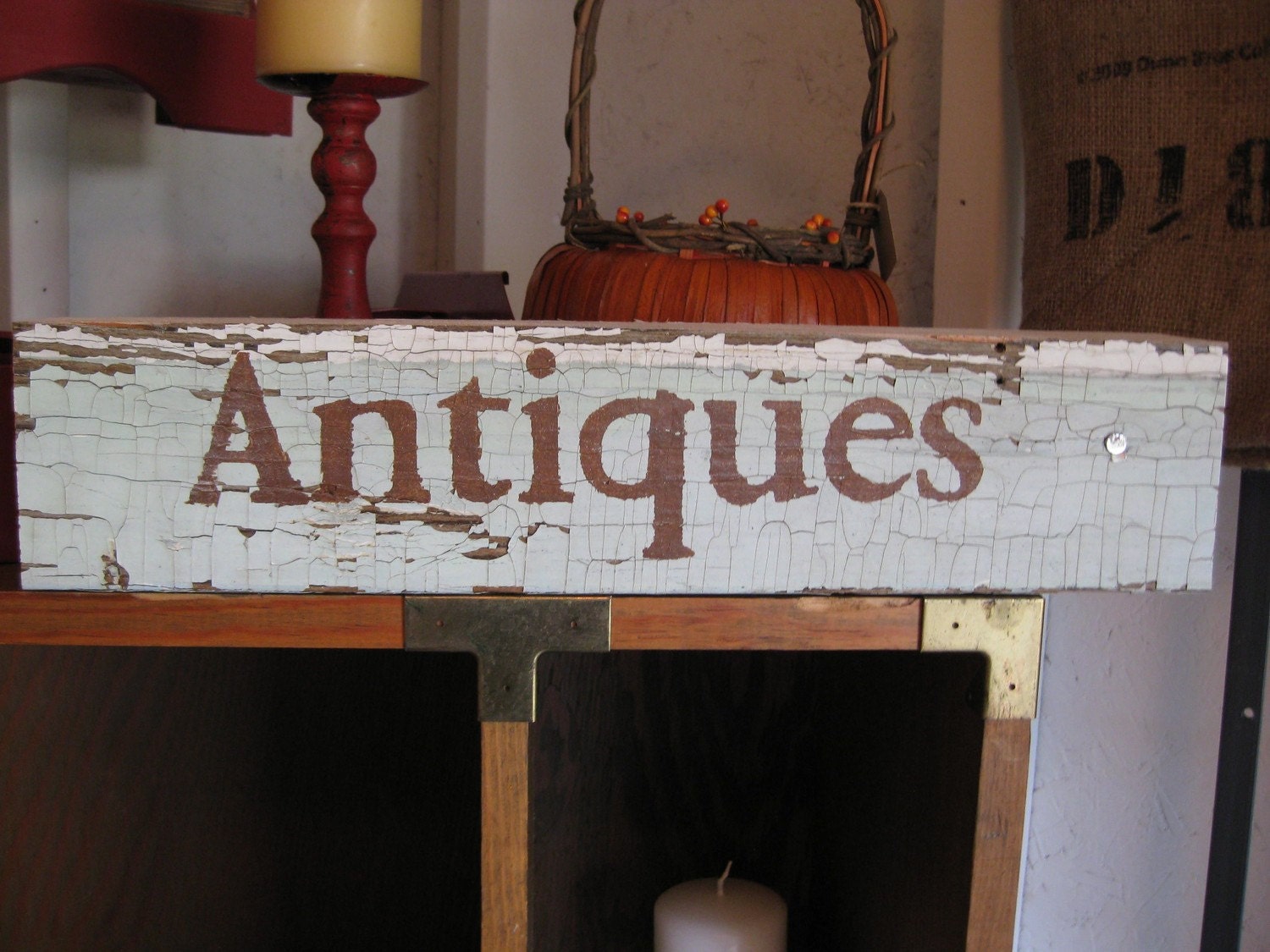 Antique Wood Sign