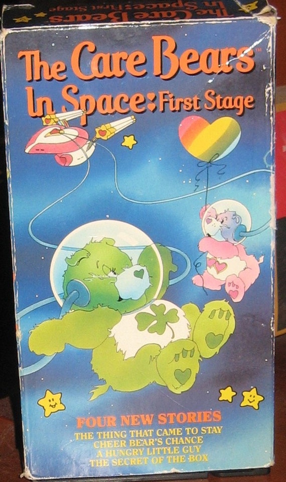 Items similar to the care bears in space first stage vhs tape 1987 on Etsy