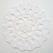 Crochet Doily White Cotton Centre Piece Heirloom Quality