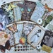 ATC DECORATIVE MATBOARD Collage Set altered art aceo lot assemblage destash images embellishments butterfly