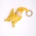 Organic teething waldorf doll for baby soft veluor with wooden ring, baby rattle whith bell in his hat /