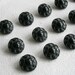 VINTAGE - 18 large very pretty glass buttons