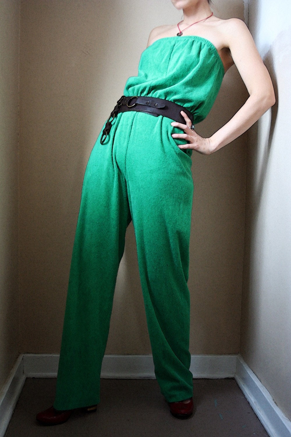 terry cloth jumpsuit