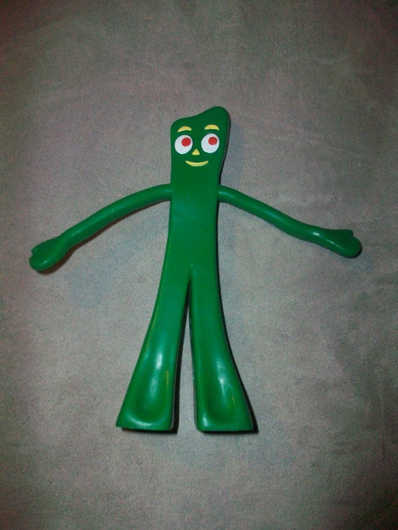 Vintage Gumby Action Figure by bomber1975 on Etsy