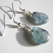 Arctic Earrings - Blue Kyanite and Silver
