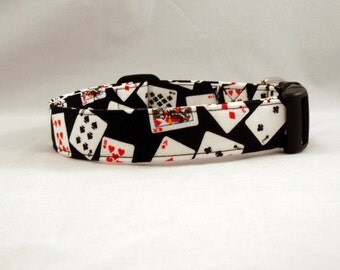 Awesome Playing Cards Poker Dog Collar