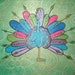 Proud Peacock Indian Nursery Painting