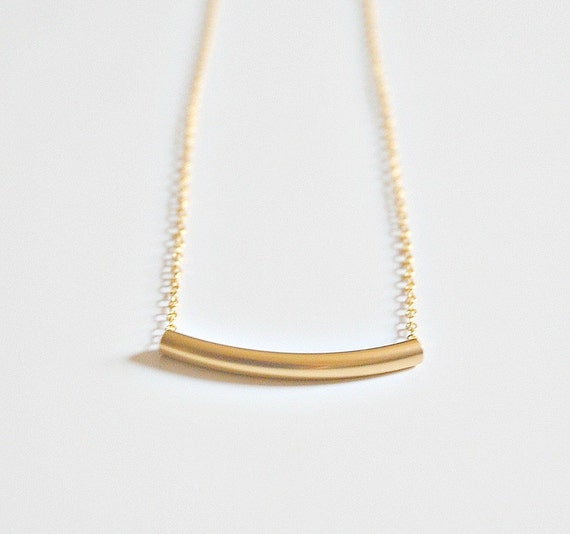 Gold Bar Necklace For Women Gold bar necklace - gold bar