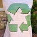 Recycle Symbol t shirt UPCYCLED into the STYLE of YOUR Choice