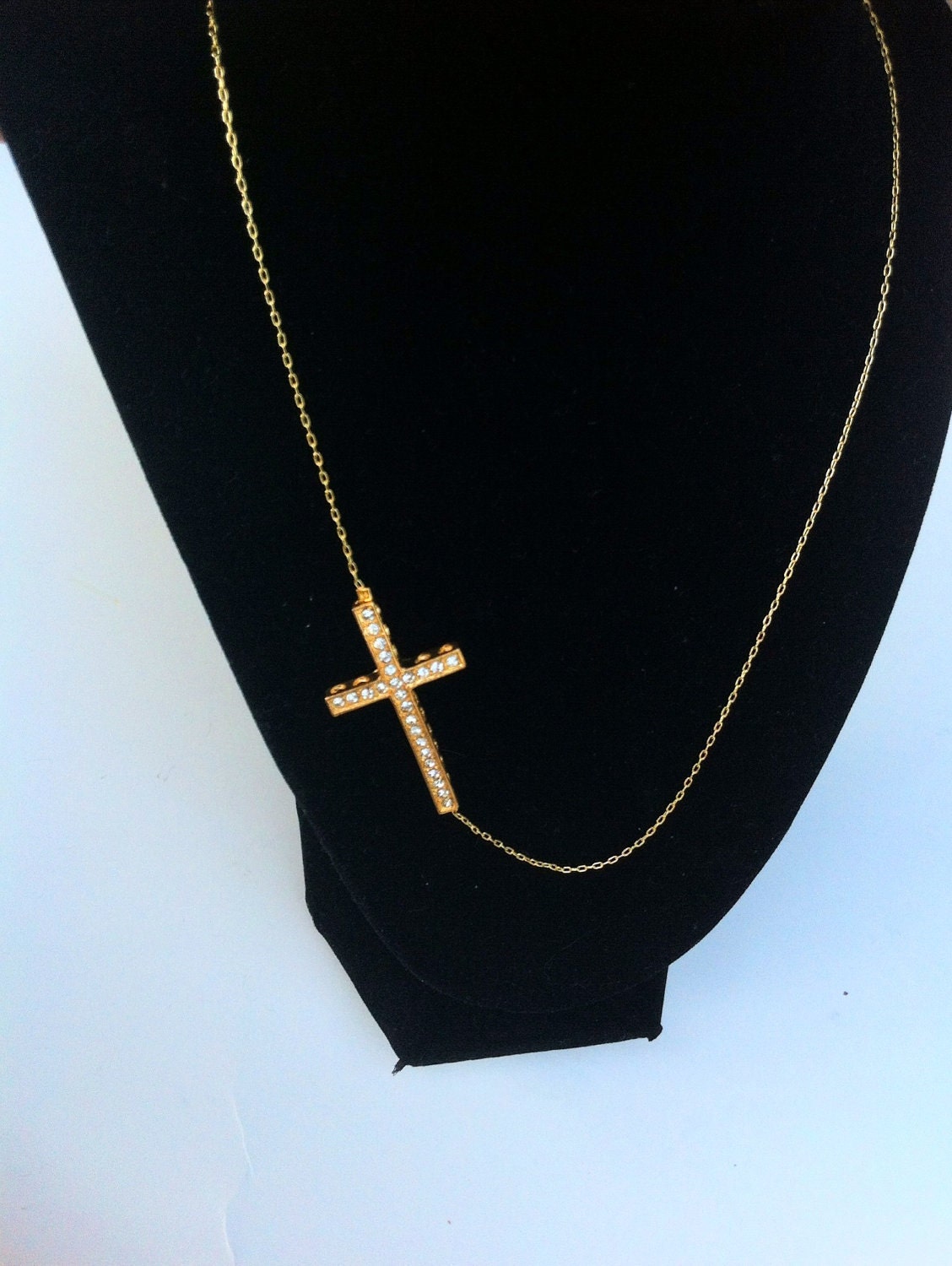 Bling cross necklace Clearance
