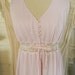 Vintage Nightgown, 1960s Pink Nightgown Size Small