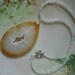 RESERVED for DC -Lemon Slice: A Natural Druzy Agate Pendant and Moonstone Necklace