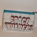 Space Invaders Makeup- Bag--Handmade Vintage Video Game OOAK
