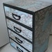 Vintage Map - Wooden Jewelry Box