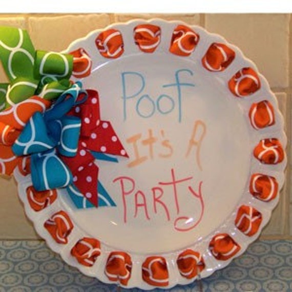 How to write on plate picture