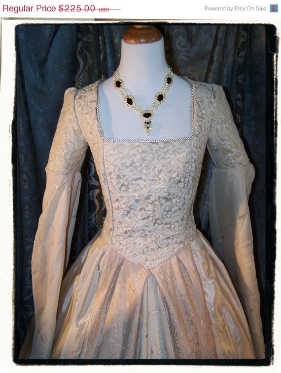 SPRING SALE A Royal Event Tudor Wedding Gown Bust 37.5