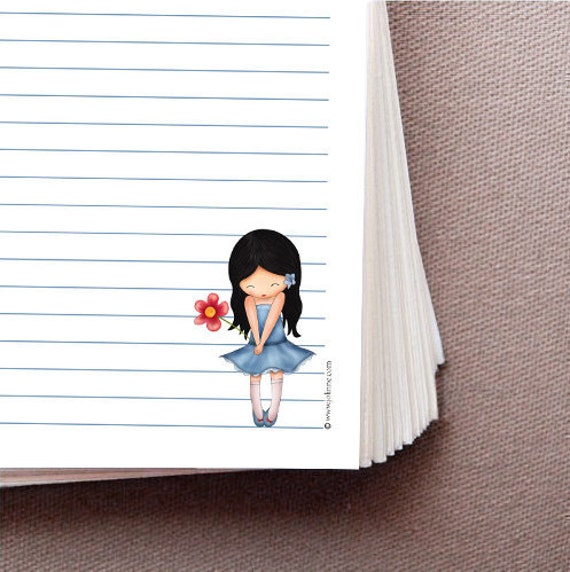 Printable papers binder filler set pdf file notebook papers