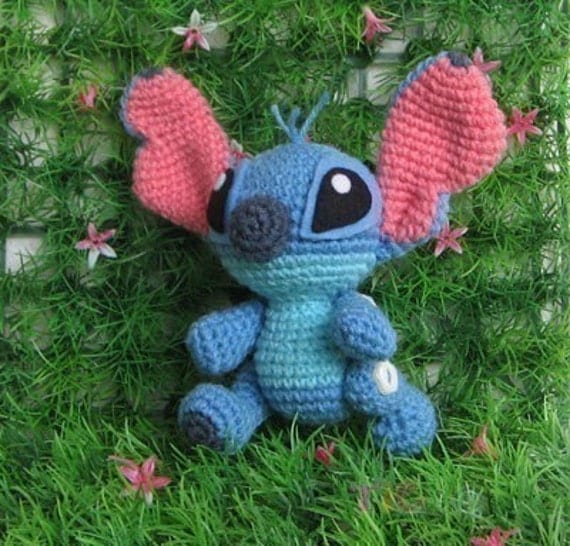 Stitch super cute PDF amigurumi crochet pattern