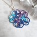 Lace Flower Pendant in Tatting - Isabella - One Of A Kind