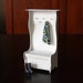 Doll House Miniature - White Shabby Chic Hall Tree - 12-02-001