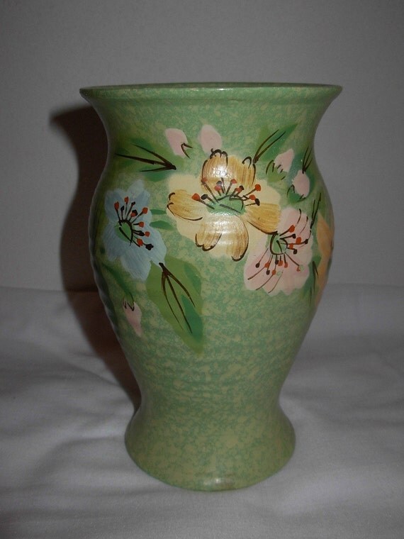 Items similar to Lovely Vintage Croma Pottery Ringware Vase, England