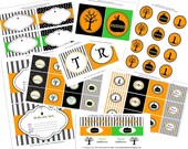 INSTANT DOWNLOAD - Halloween Party Printable Decorations Package Collection - By A Blissful Nest Il_170x135