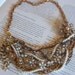 Pearl Rhinestone Chunky Bib Statement Vintage Necklace - Goldie McFlower Necklace