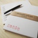 Kitchen Note Pad for Grocery List, hand-stamped