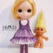Super Value Blythe Little Maid Purple Lilac Set Ruffle Lace