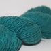 Blue Green Recycled Merino Angora Yarn, Lace Yarn - 577 Yards