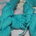 Blue Recycled Merino Cashmere Angora Yarn, Fingering Yarn - 260 Yards