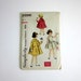 Child's Size 5 One-Piece Dress and Coat 50s Simplicity Pattern 2398 / Factory Folds